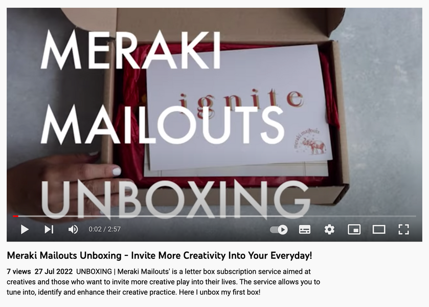 Kat Lozano Meraki Mailouts unboxing!